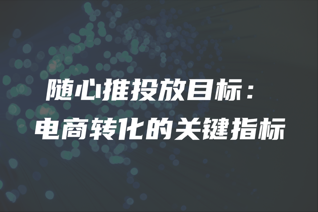 随心推投放目标